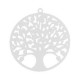 Metal Bohemian pendant Tree of life 25mm Silver